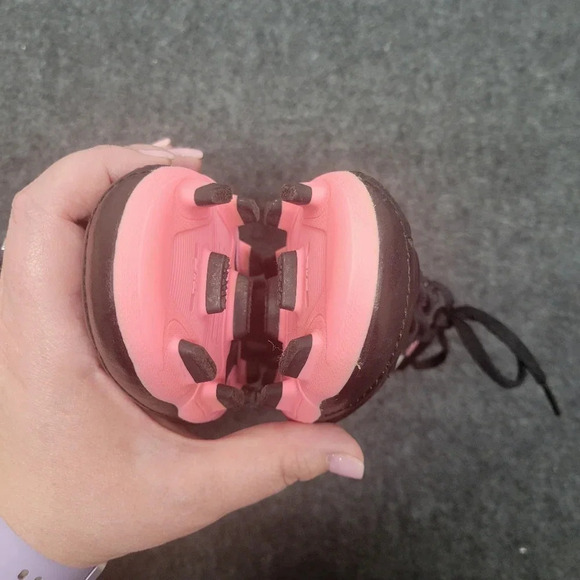 Adidas Q21025 Male Youth Soccer Cleats Black White Pink US 2 1/2 - Picture 9 of 15